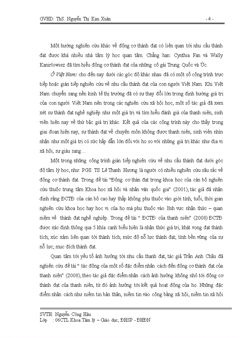 image for page Nhu cầu thành đạt