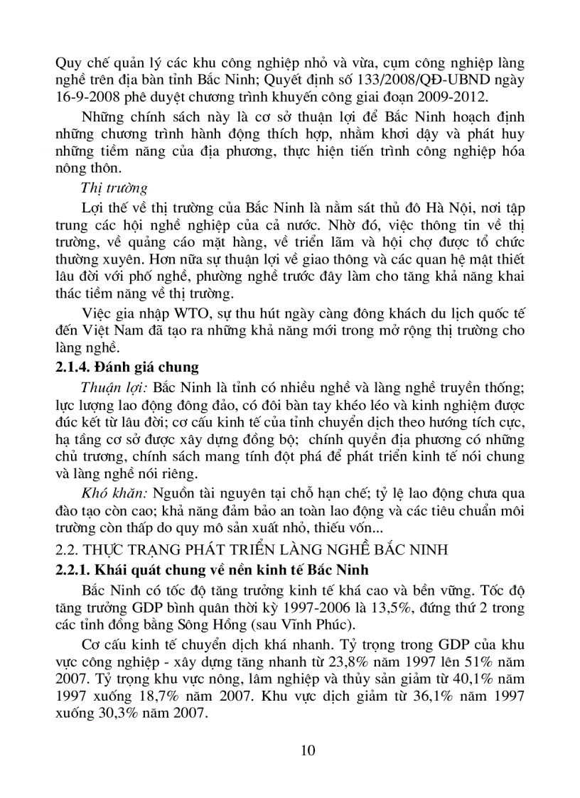 image for page Phát triển làng nghề ở Bắc Ninh theo hướng công nghiệp hoá nông thôn