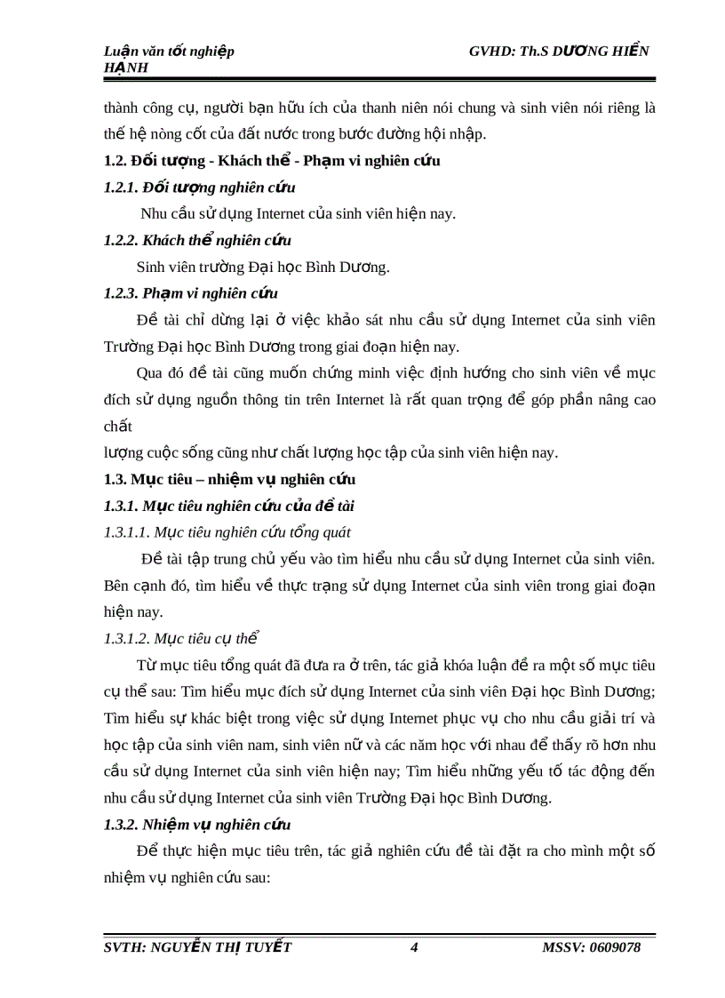 image for page TÌM HIỂU NHU CẦU SỬ DỤNG INTERNET CỦA SINH VIÊN HIỆN NAY Trường hợp nghiên cứu Sinh viên Trường Đại Học Bình Dương