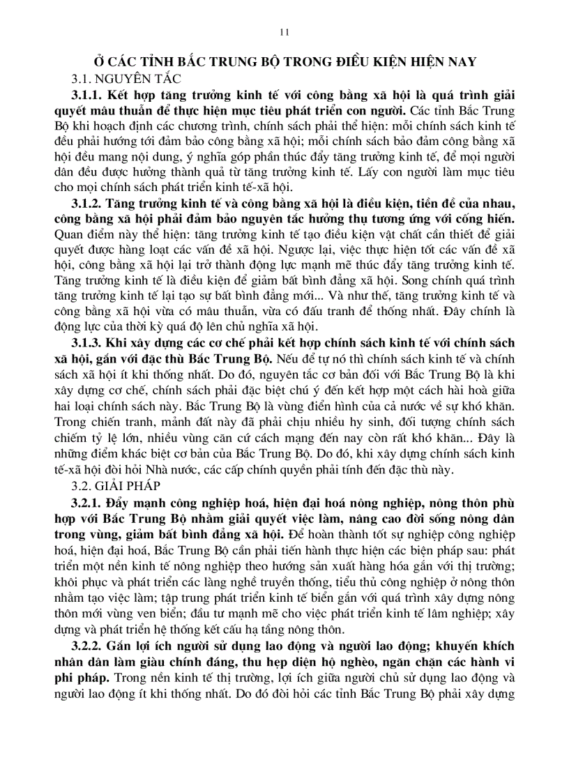 image for page Quan hệ giữa tăng trưởng kinh tế và công bằng xã hội ở Bắc Trung bộ Việt Nam hiện nay