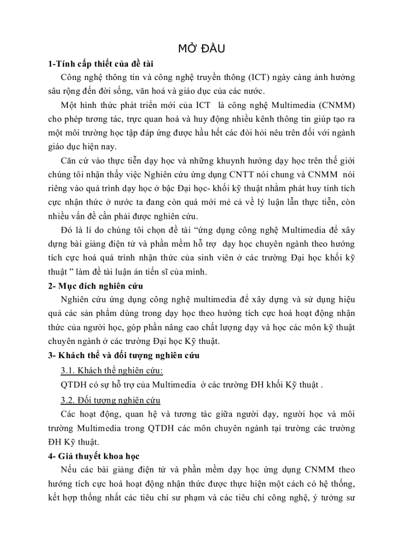 image for page Ứng dụng công nghệ multimedia để xây dựng bài giảng điện tử và phần mềm hỗ trợ dạy học chuyên ngành theo hướng tích cực hoá quá trình nhận thức của sinh viên ở các trường đại học khối k