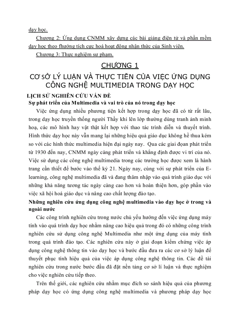 image for page Ứng dụng công nghệ multimedia để xây dựng bài giảng điện tử và phần mềm hỗ trợ dạy học chuyên ngành theo hướng tích cực hoá quá trình nhận thức của sinh viên ở các trường đại học khối k