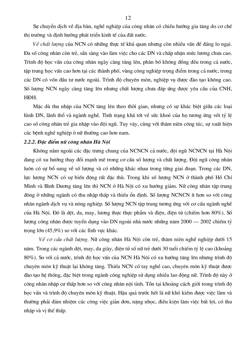 image for page Xu hướng biến đổi vị thế của nữ công nhân công nghiệp thời kỳ đẩy mạnh công nghiệp hoá hiện đại hoá đất nước