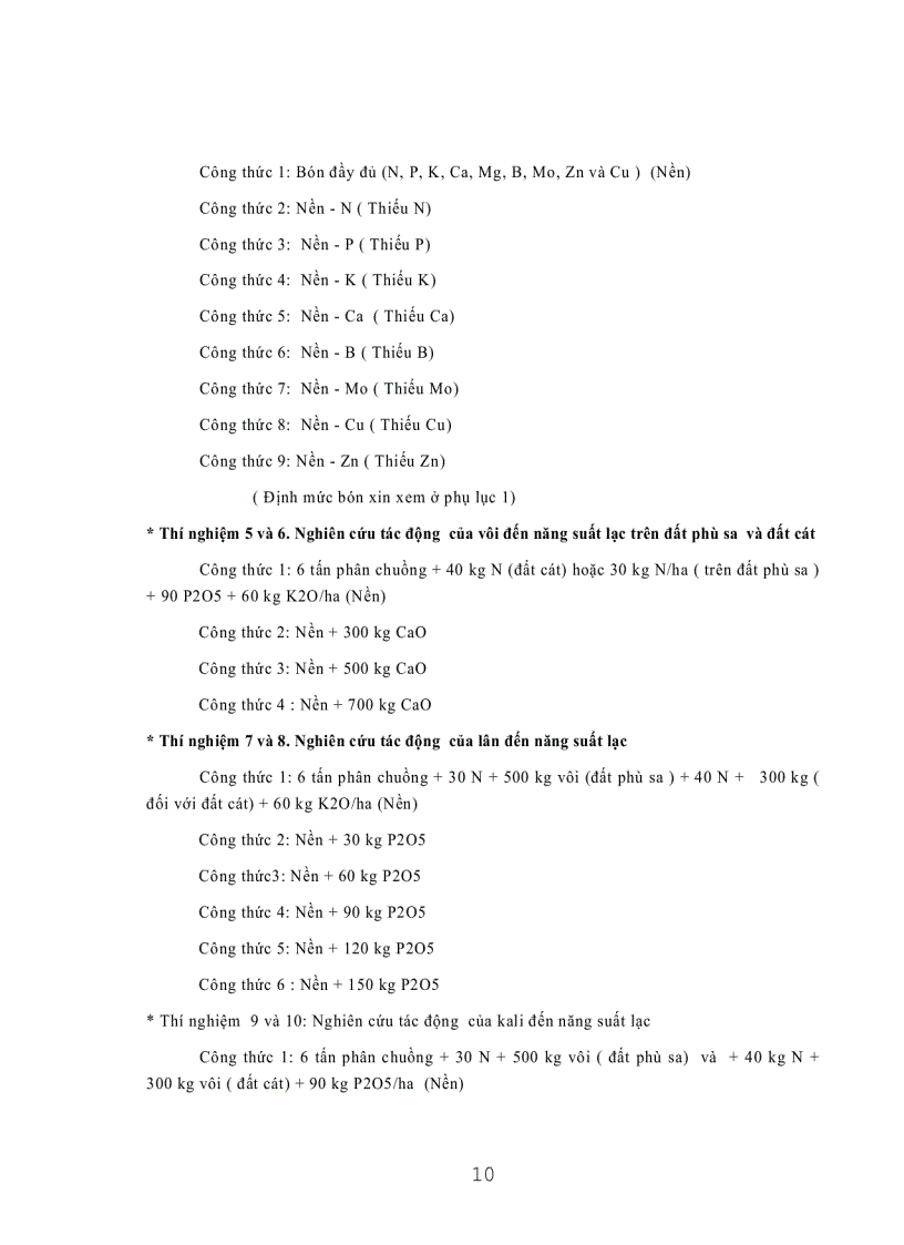 image for page Nghiên cứu cơ sở khoa học của việc bón phân cân đối cho lạc trên hai loại đất trồng lạc chính ở Thừa Thiên Huế