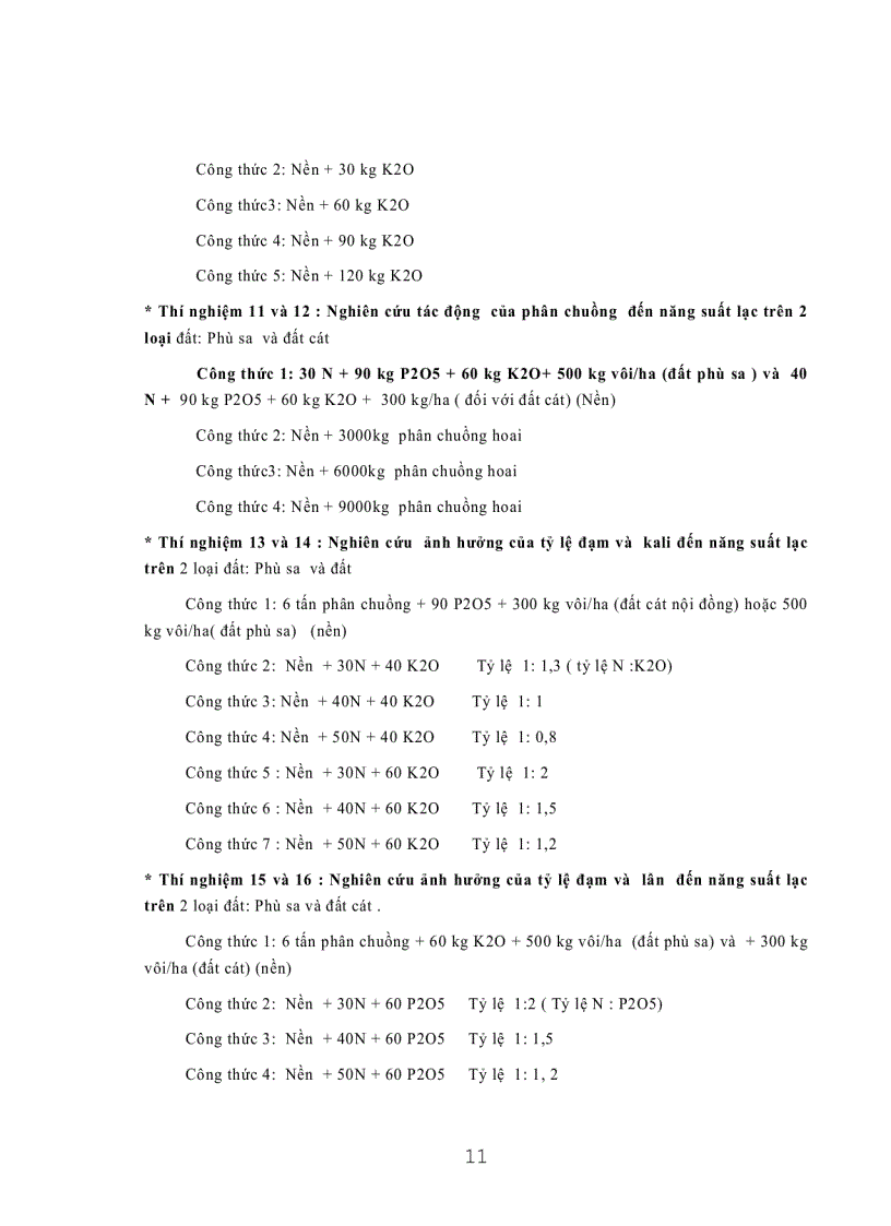 image for page Nghiên cứu cơ sở khoa học của việc bón phân cân đối cho lạc trên hai loại đất trồng lạc chính ở Thừa Thiên Huế