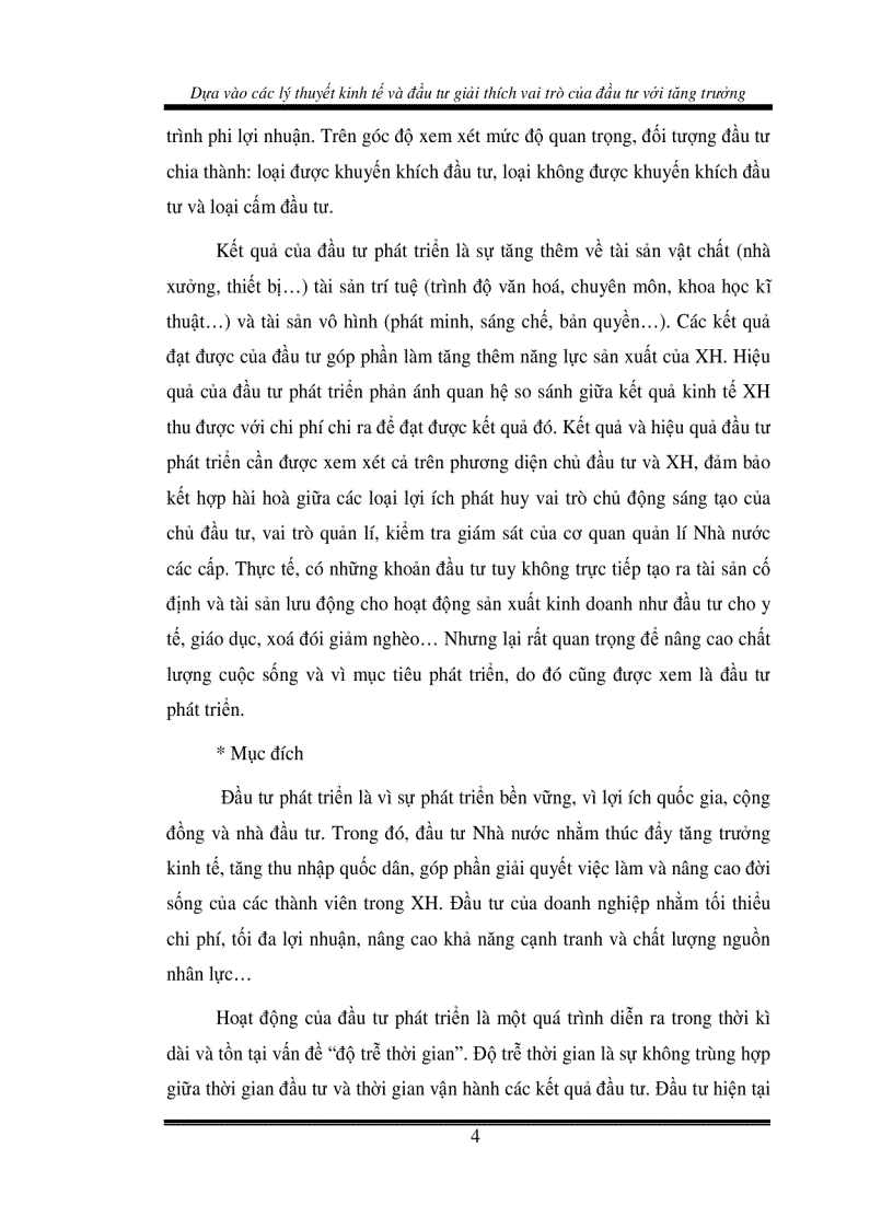 image for page Dựa vào các lý thuyết kinh tế và đầu tư giải thích vai trò của đầu tư đối với tăng trưởng