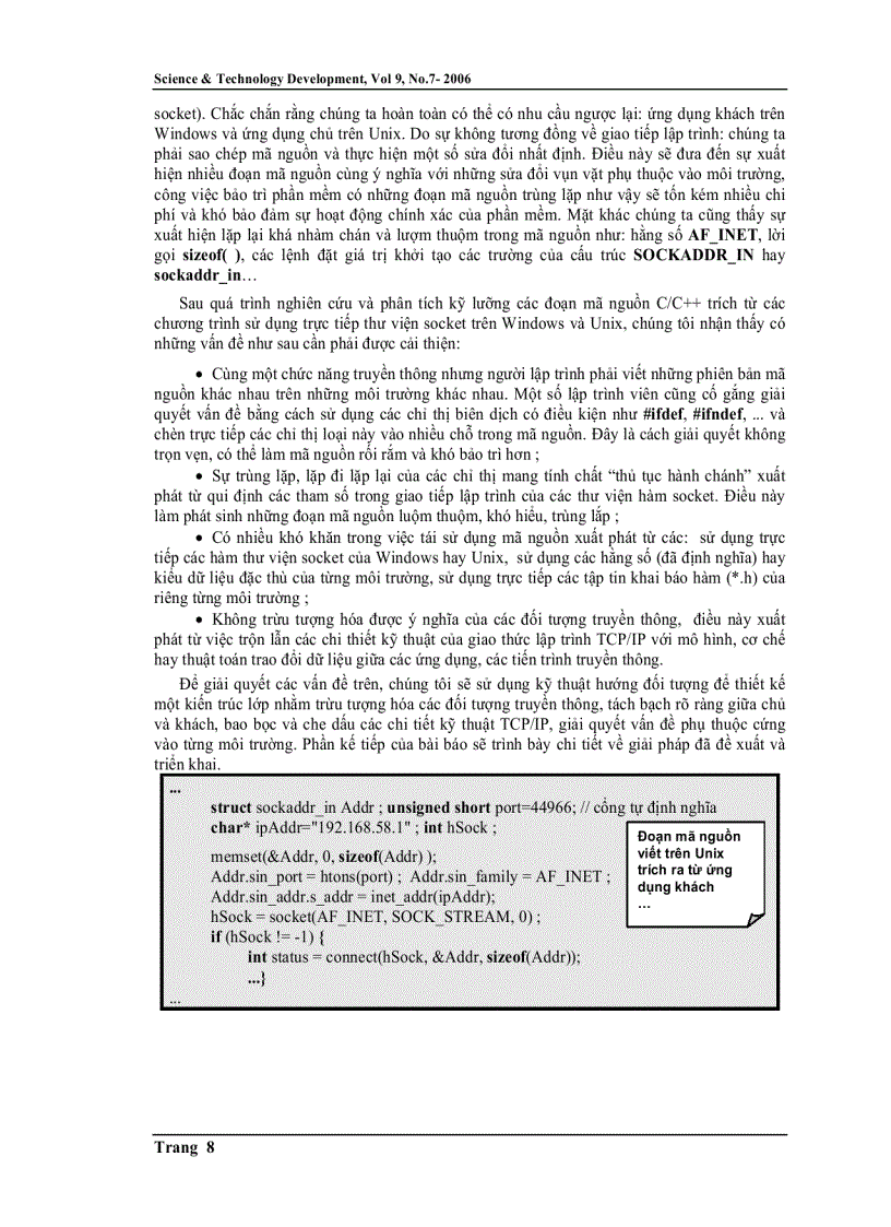 image for page Áp dụng mẫu thiết kế hướng đối tượng trong xây dựng các ứng dụng mạng theo giao thức TCP IP