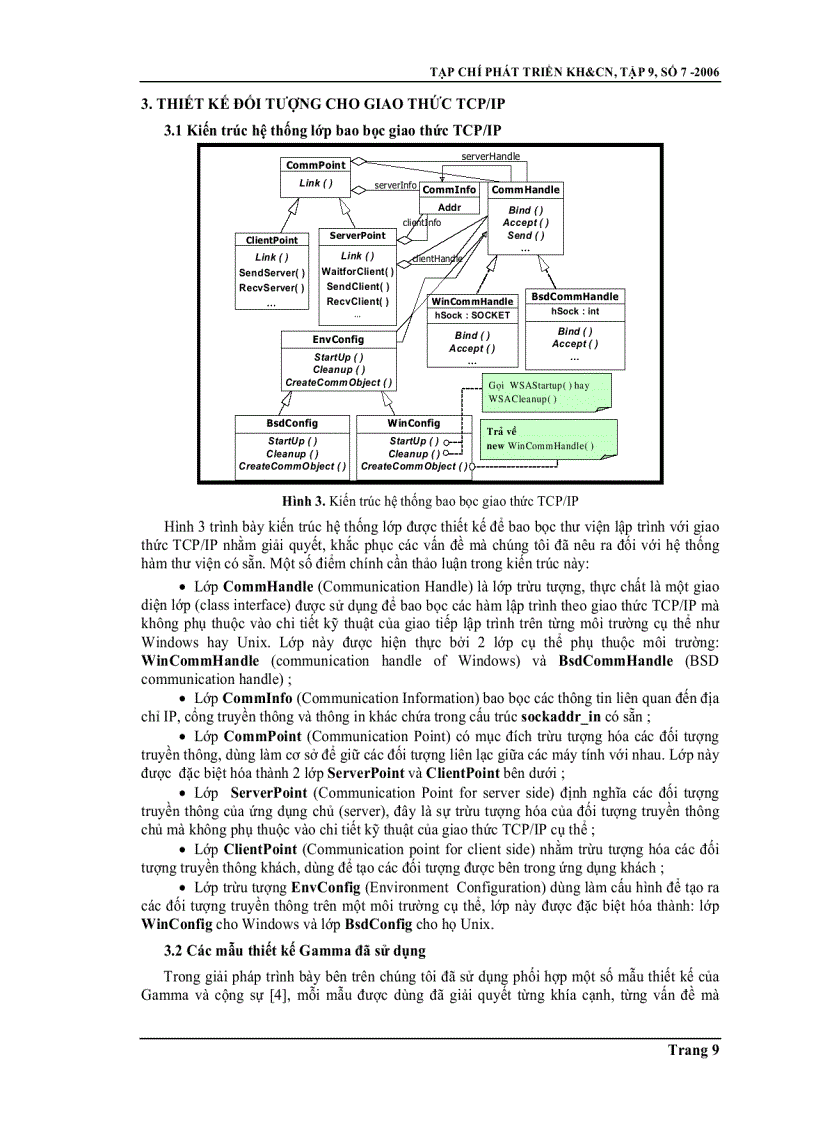 image for page Áp dụng mẫu thiết kế hướng đối tượng trong xây dựng các ứng dụng mạng theo giao thức TCP IP