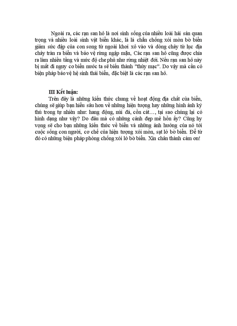 image for page Hoạt động địa chất của biển