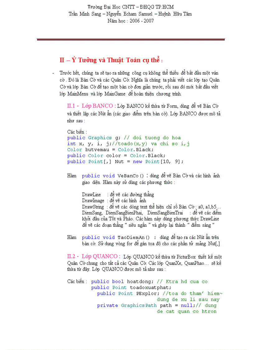 image for page Đồ án môn học Lập trình windows Đề Tài Game Cờ Tướng người người