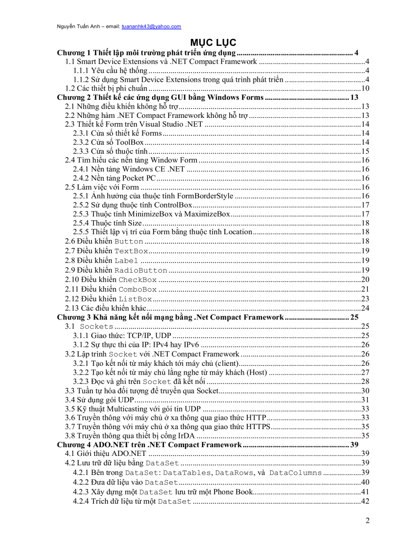 image for page Lập trình ứng dụng trên Pocket PC