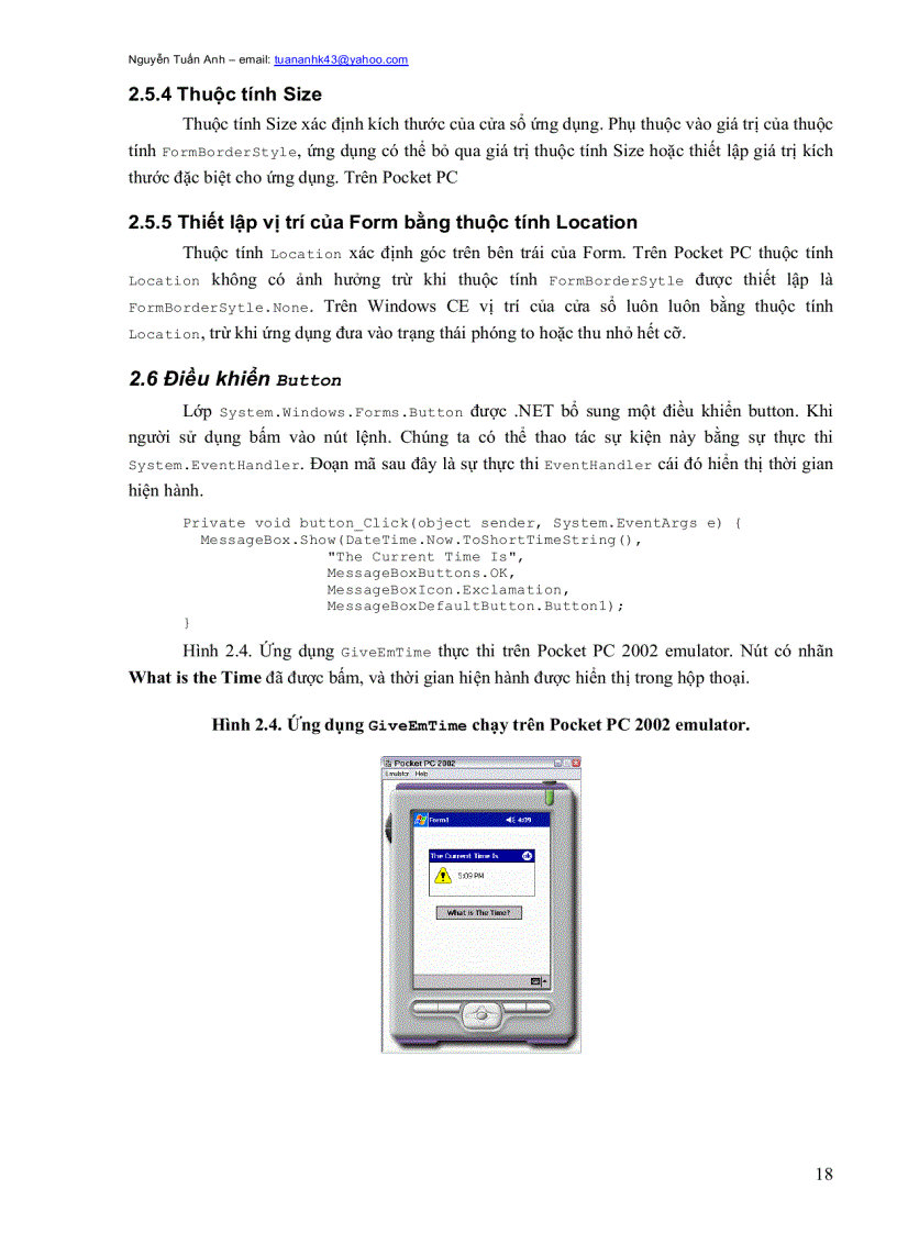 image for page Lập trình ứng dụng trên Pocket PC