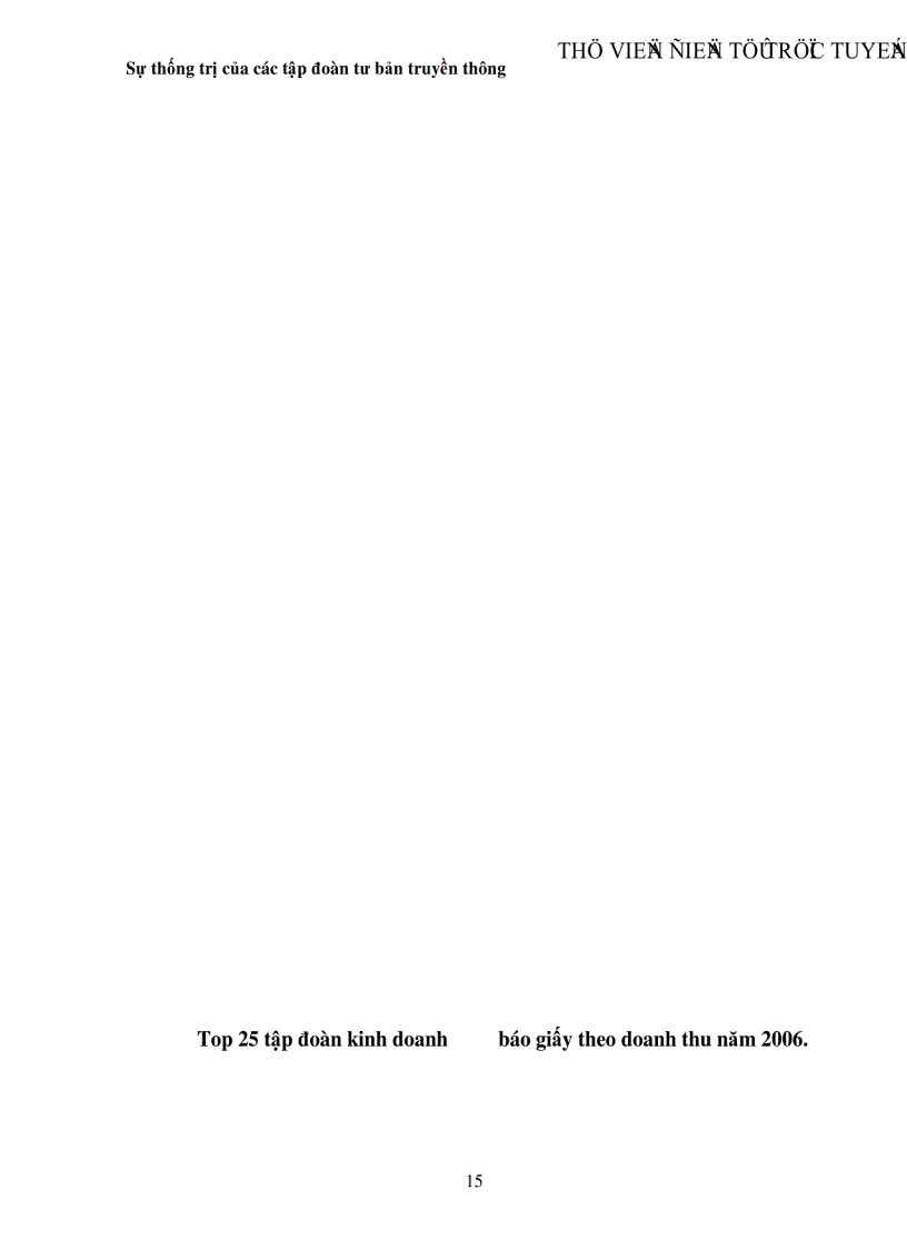 image for page Sự thống trị của các tập đoàn tư bản truyền thông trong thị trường thông tin toàn cầu