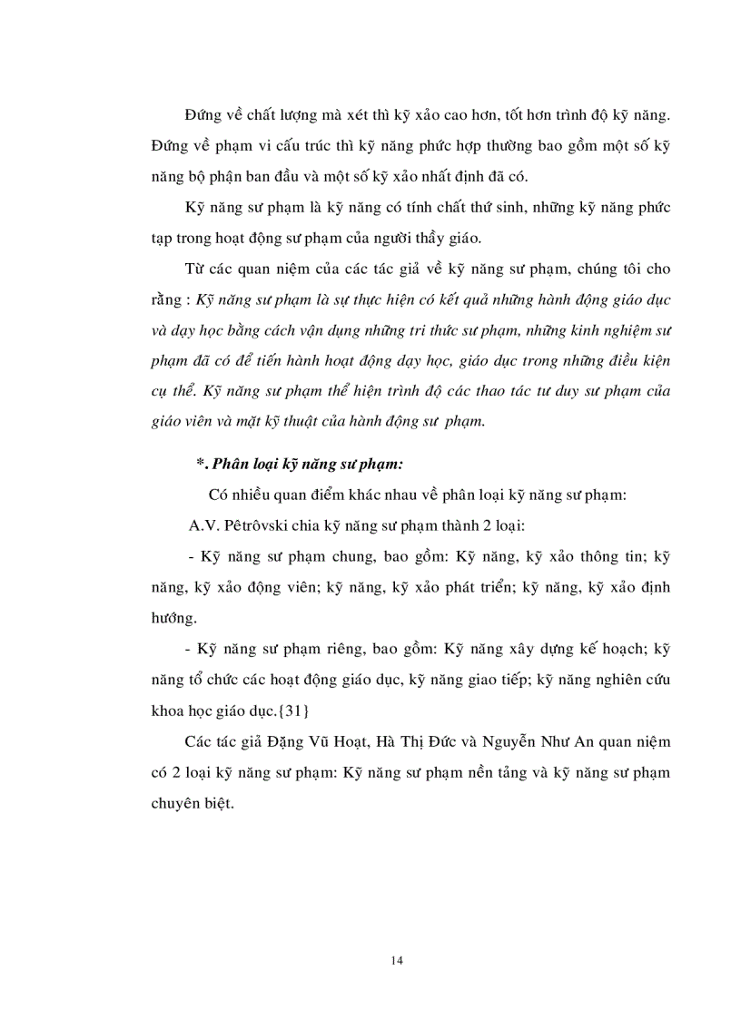 image for page Thực trạng kỹ năng giải quyết tình huống sư phạm của sinh viên