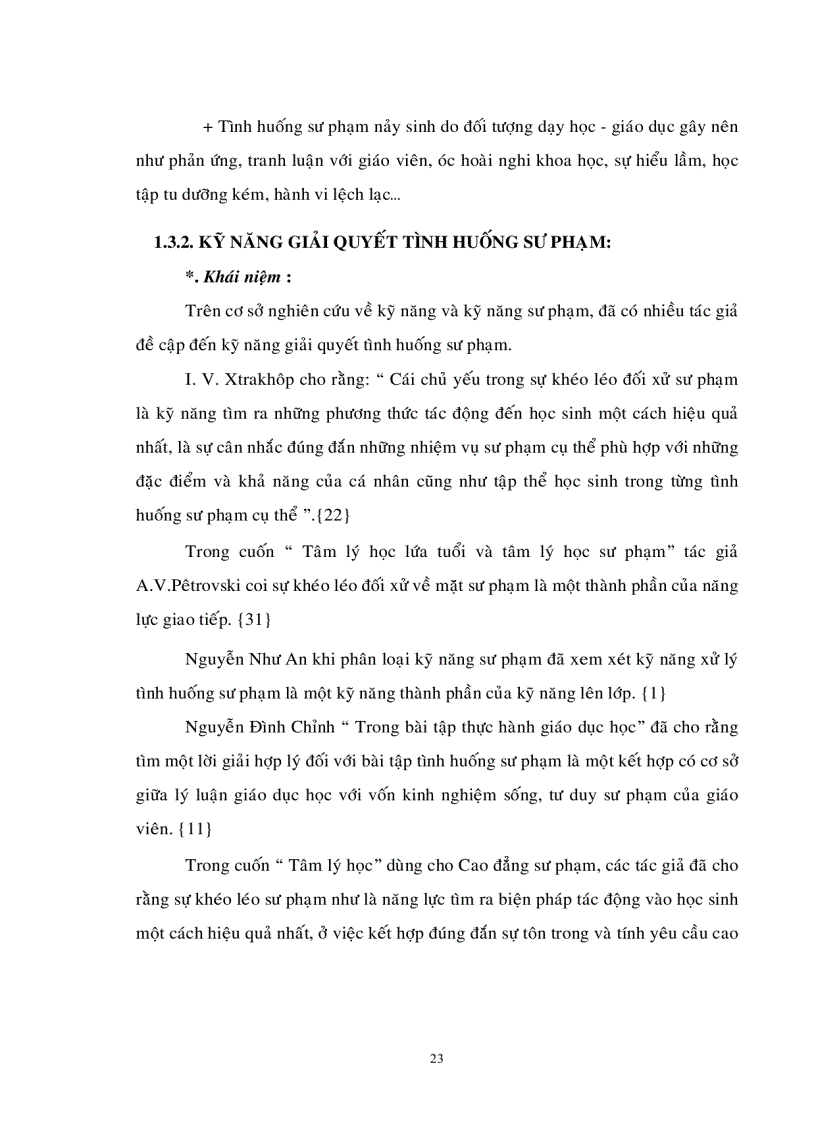 image for page Thực trạng kỹ năng giải quyết tình huống sư phạm của sinh viên