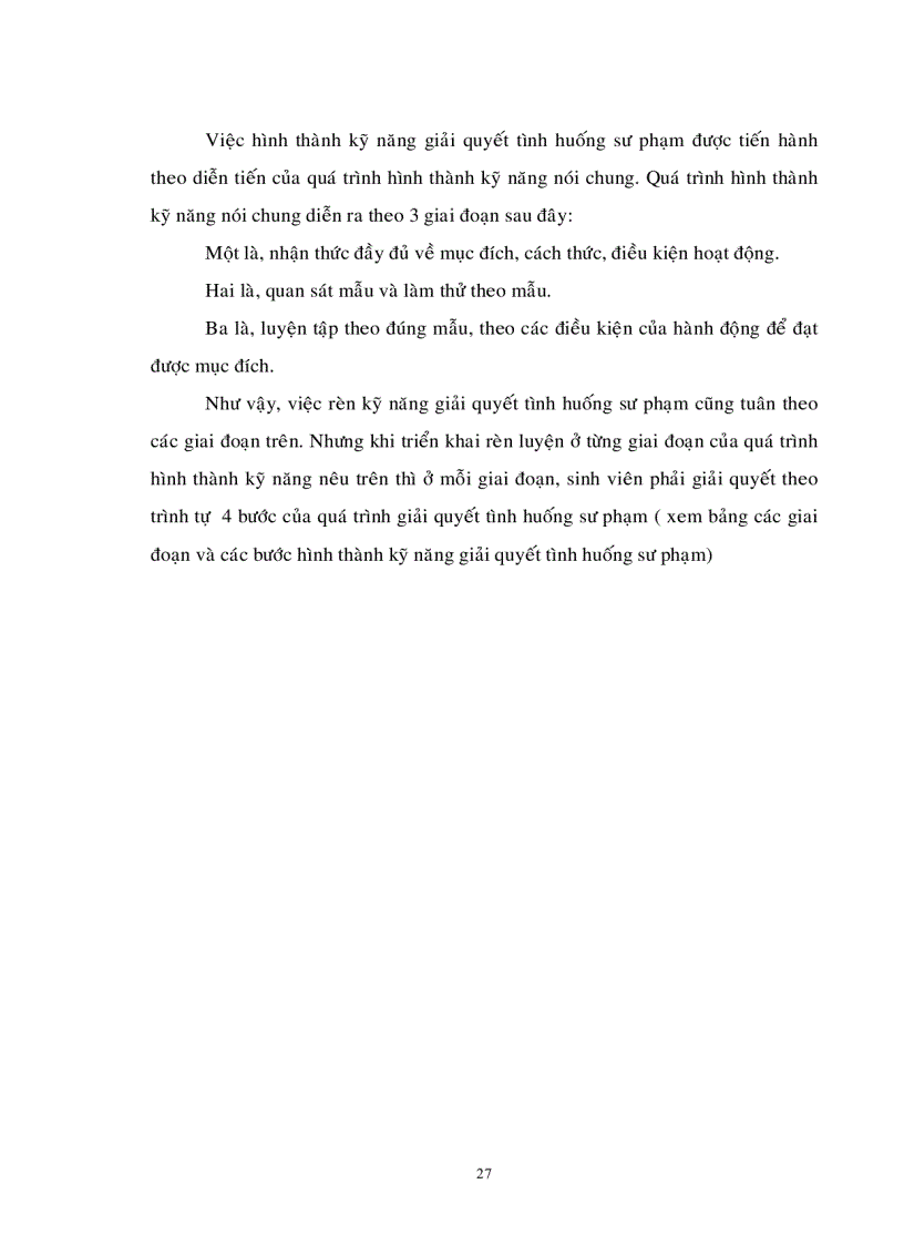 image for page Thực trạng kỹ năng giải quyết tình huống sư phạm của sinh viên