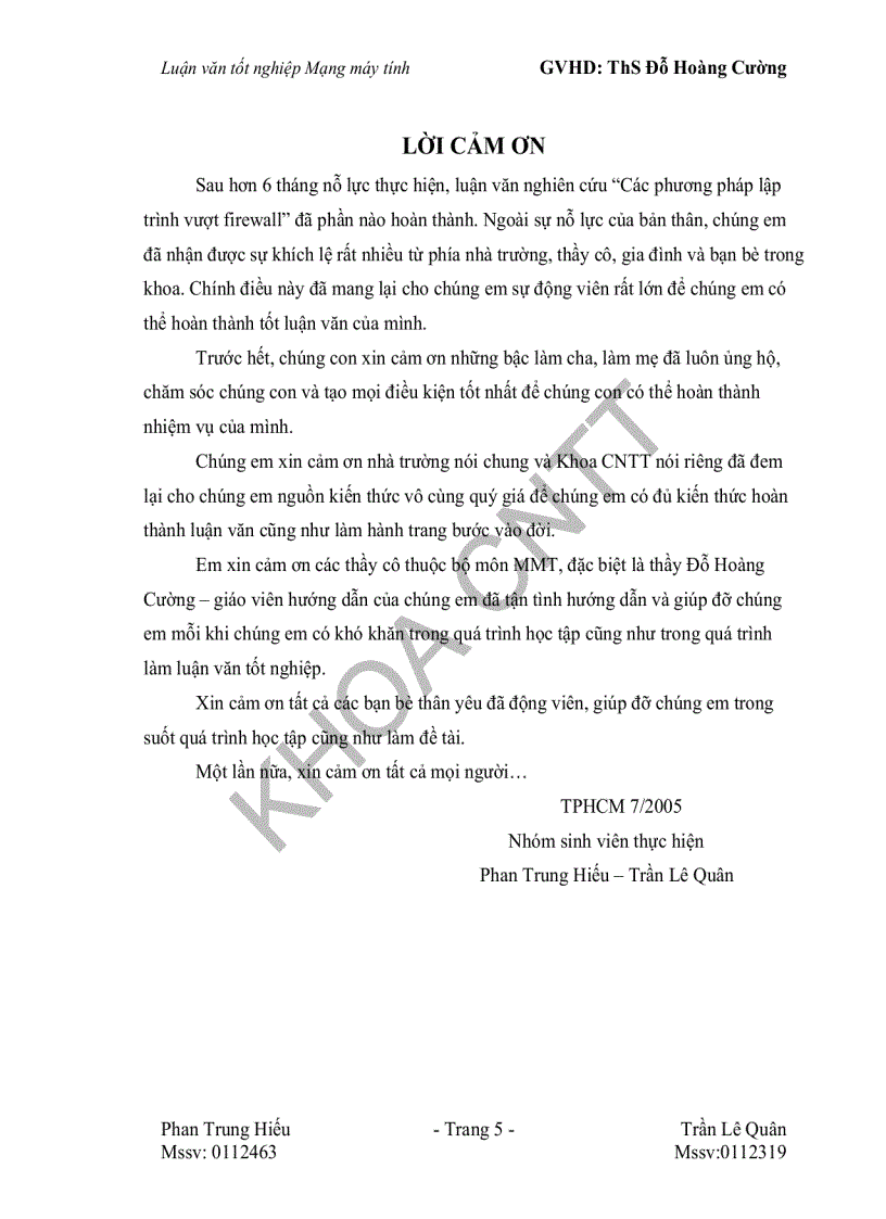 image for page Các phương pháp lập trình vượt FireWall