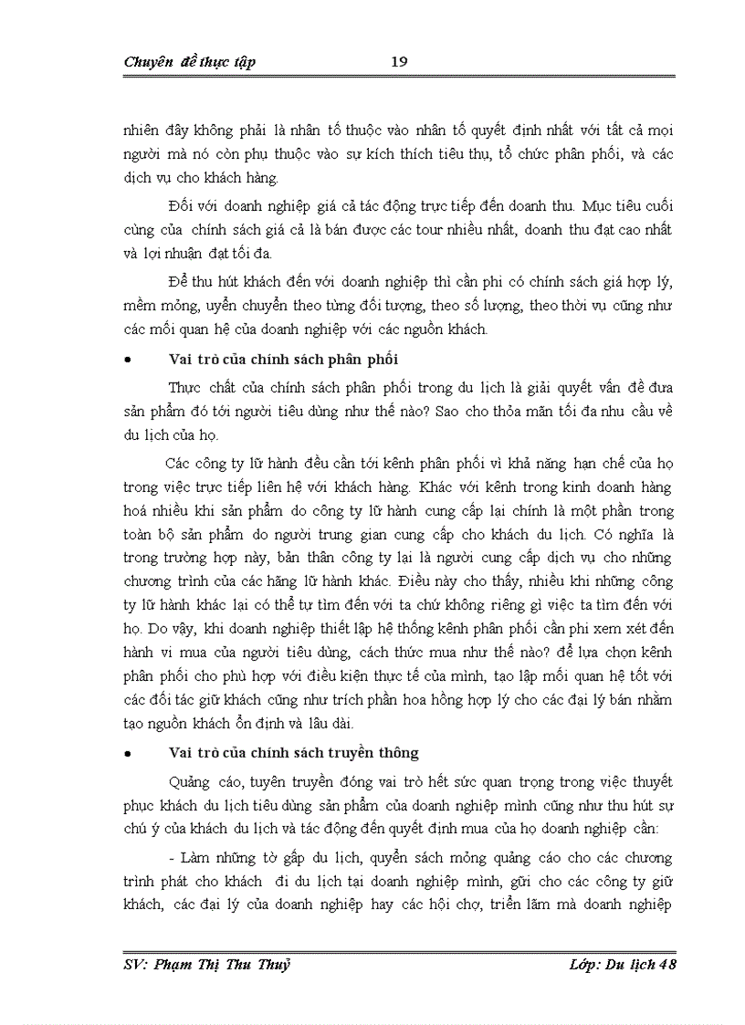 image for page Hoàn thiện hoạt động khai thác thị trường khách du lịch Mỹ bằng các giải pháp Marketing Mix tại công ty du lịch và thương mại Nam Thái