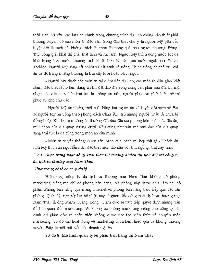 image for page Hoàn thiện hoạt động khai thác thị trường khách du lịch Mỹ bằng các giải pháp Marketing Mix tại công ty du lịch và thương mại Nam Thái