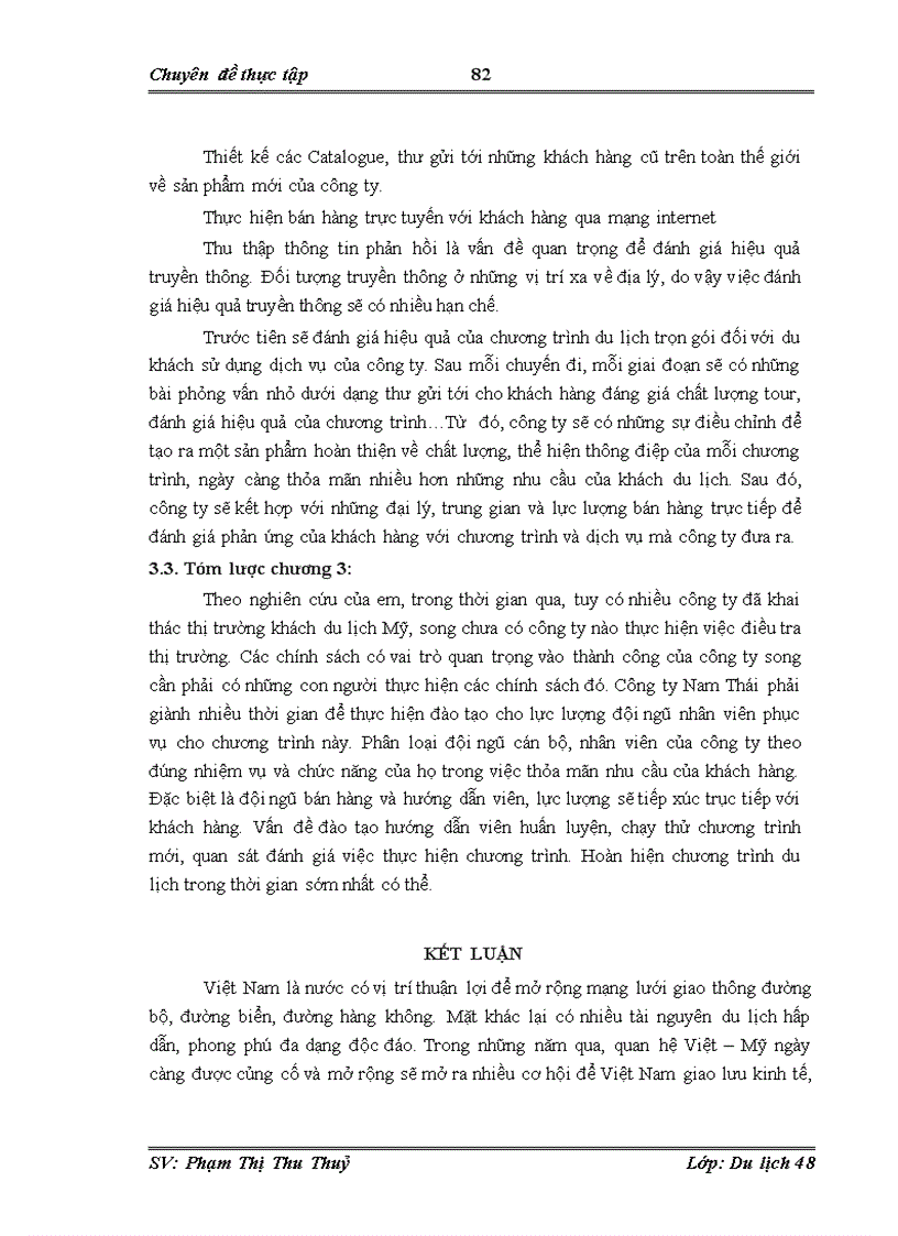 image for page Hoàn thiện hoạt động khai thác thị trường khách du lịch Mỹ bằng các giải pháp Marketing Mix tại công ty du lịch và thương mại Nam Thái