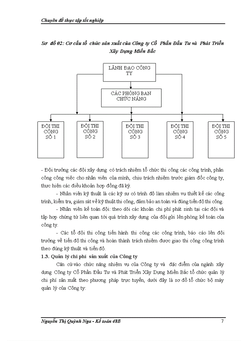 image for page Hoàn thiện công tác hạch toán chi phí sản xuất và tính giá thành sản phẩm xây lắp tại Công ty Cổ Phần Đầu Tư và Phát Triển Xây Dựng Miền Bắ