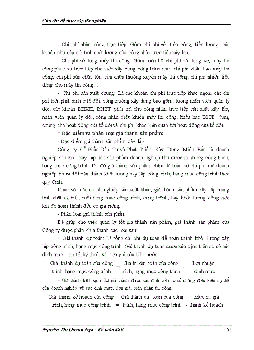 image for page Hoàn thiện công tác hạch toán chi phí sản xuất và tính giá thành sản phẩm xây lắp tại Công ty Cổ Phần Đầu Tư và Phát Triển Xây Dựng Miền Bắ