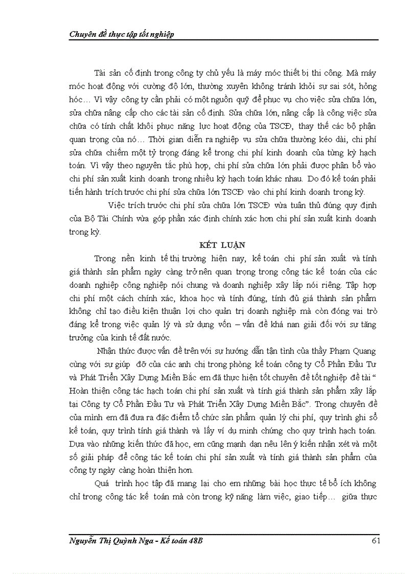 image for page Hoàn thiện công tác hạch toán chi phí sản xuất và tính giá thành sản phẩm xây lắp tại Công ty Cổ Phần Đầu Tư và Phát Triển Xây Dựng Miền Bắ
