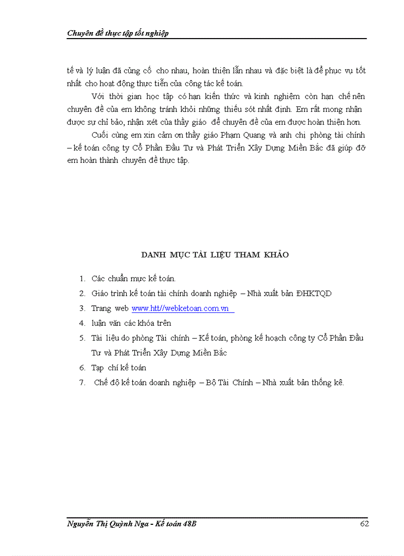 image for page Hoàn thiện công tác hạch toán chi phí sản xuất và tính giá thành sản phẩm xây lắp tại Công ty Cổ Phần Đầu Tư và Phát Triển Xây Dựng Miền Bắ