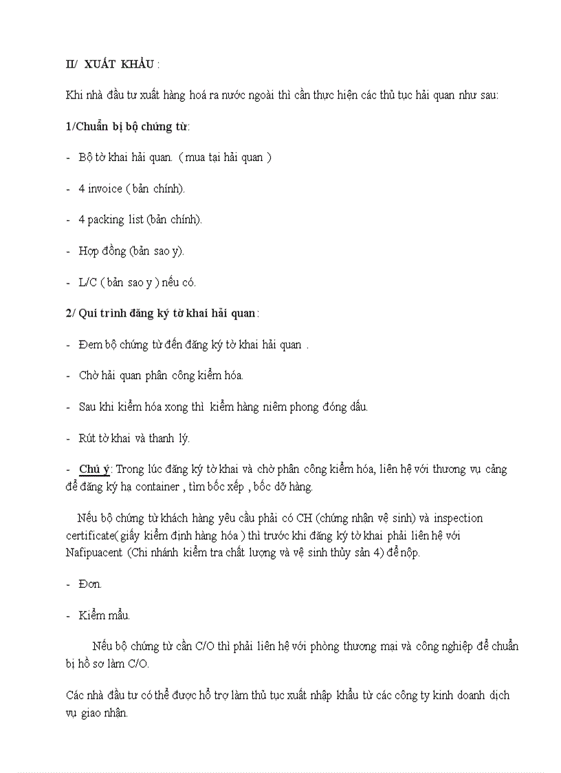 image for page Bộ chứng từ cần thiết trong xuất nhập khẩu