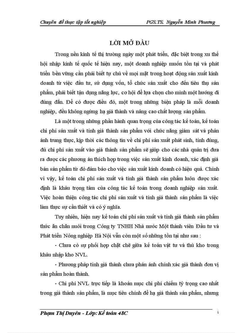 image for page Ổchức kế toán chi phí sản xuất và tính giá thành sản phẩm của công ty tnhh nhà nước một thành viên đầu tư và phát triển nông nghiệp hà nội