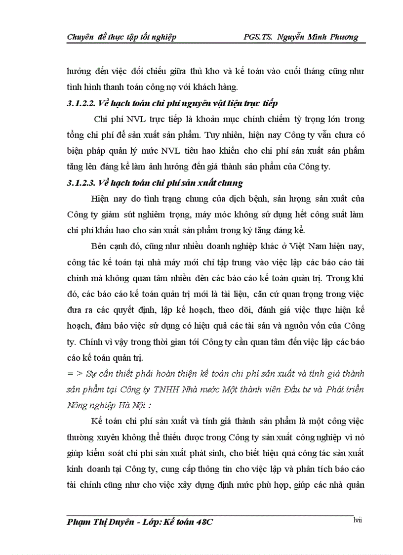 image for page Ổchức kế toán chi phí sản xuất và tính giá thành sản phẩm của công ty tnhh nhà nước một thành viên đầu tư và phát triển nông nghiệp hà nội