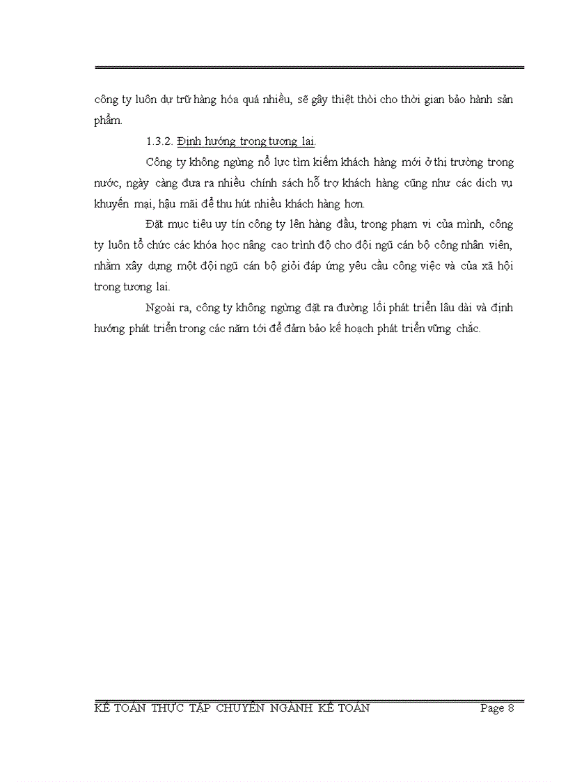 image for page Báo cáo thực tập chuyên ngành Kế Toán tại công ty TNHH TM DV Hồng Như Phúc