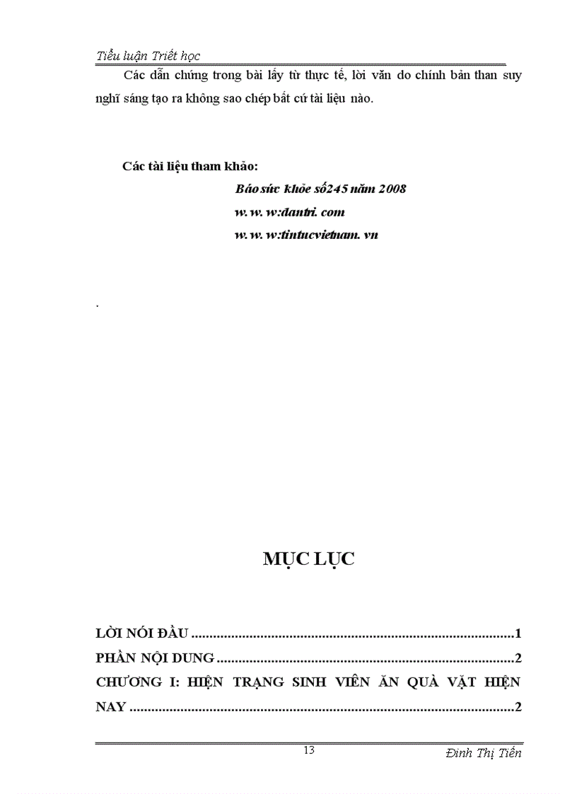 image for page Tình trạng sinh viên ăn quà vặt nhìn từ quá trình nhận thức