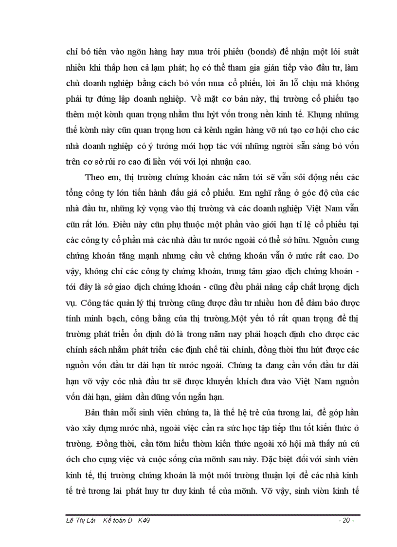 image for page Li luâ n vê Công ty CP và thi trươ ng chứng khoán Y nghĩa va sư vâ n du ng li luâ n na y ơ nươ c ta