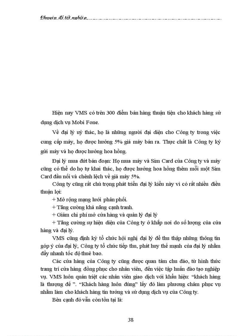 image for page Thị trường dịch vụ điện thoại Thực trạng và giải pháp hoạt động Marketing tại Công ty VMS Mobi Fone