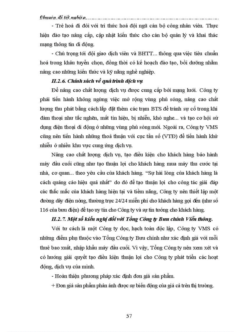 image for page Thị trường dịch vụ điện thoại Thực trạng và giải pháp hoạt động Marketing tại Công ty VMS Mobi Fone