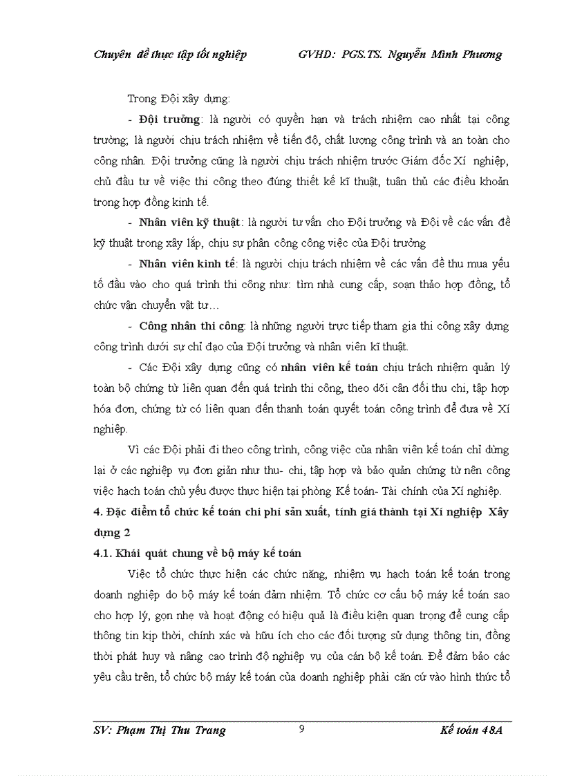 image for page Hoàn thiện công tác kế toán tập hợp chi phí sản xuất và tính giá thành sản phẩm xây lắp tại Xí nghiệp xây dựng 2 nhật ký chứng từ ko lý luận