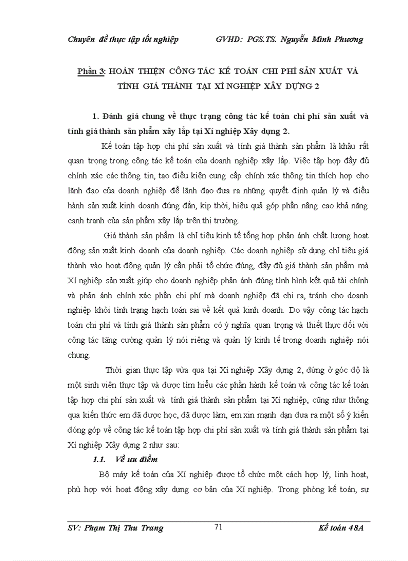 image for page Hoàn thiện công tác kế toán tập hợp chi phí sản xuất và tính giá thành sản phẩm xây lắp tại Xí nghiệp xây dựng 2 nhật ký chứng từ ko lý luận