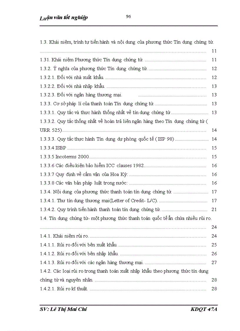 image for page Giải pháp hạn chế và phòng ngừa rủi ro trong thanh toán quốc tế theo phương thức Tín dụng chứng từ tại ngân hàng NHNo PTNT AgriBank Hà Nội