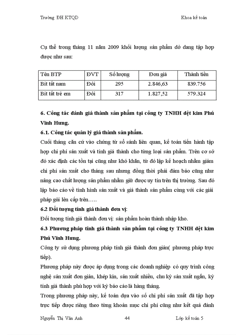 image for page Hoàn thiện công tác kế toán tập hợp chi phí sản xuất và tính giá thành sản phẩm tại Công ty TNHH dệt kim Phú Vĩnh Hưng nhật ký chung ko lý luận