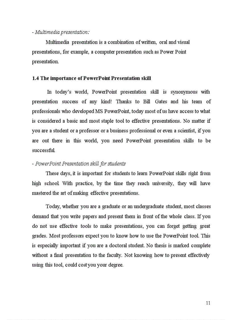 image for page Some strategies to give an effective PowerPoint presentation for the 4th year student of English Faculty Hanoi Open University