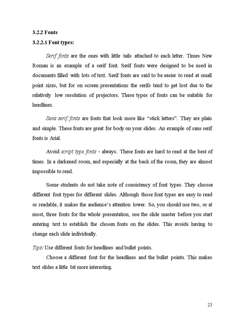 image for page Some strategies to give an effective PowerPoint presentation for the 4th year student of English Faculty Hanoi Open University