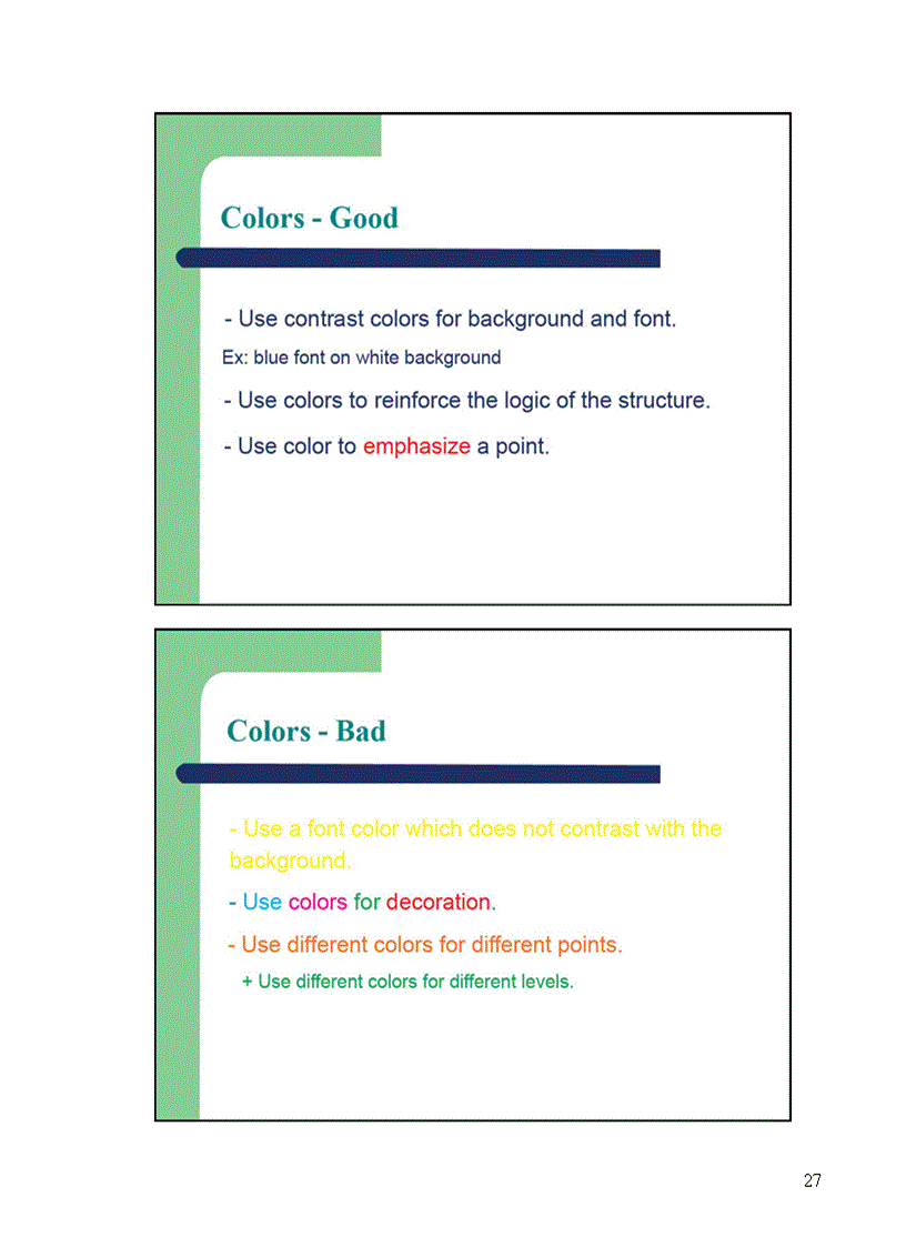 image for page Some strategies to give an effective PowerPoint presentation for the 4th year student of English Faculty Hanoi Open University