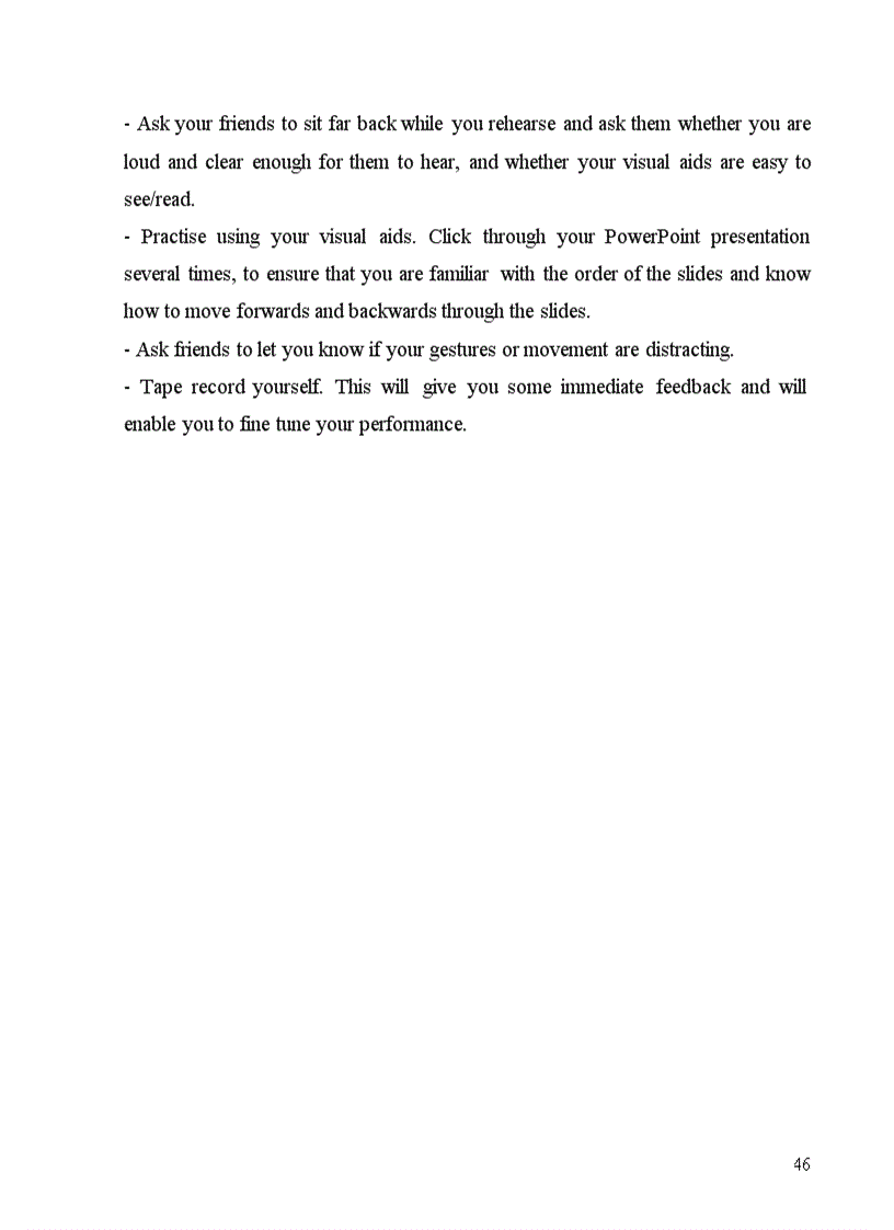 image for page Some strategies to give an effective PowerPoint presentation for the 4th year student of English Faculty Hanoi Open University