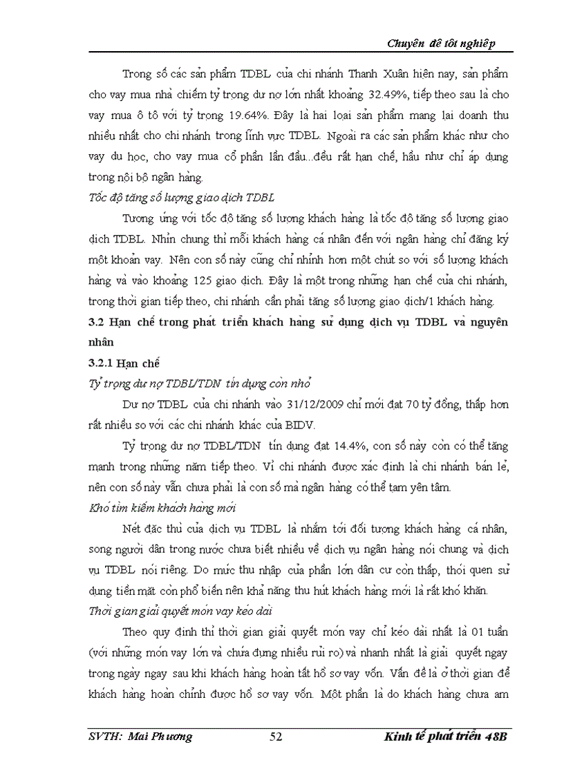 image for page Giải pháp phát triển khách hàng sử dụng dịch vụ tín dụng bán lẻ ở chi nhánh Thanh Xuân ngân hàng NHĐT PT BIDV Việt Nam