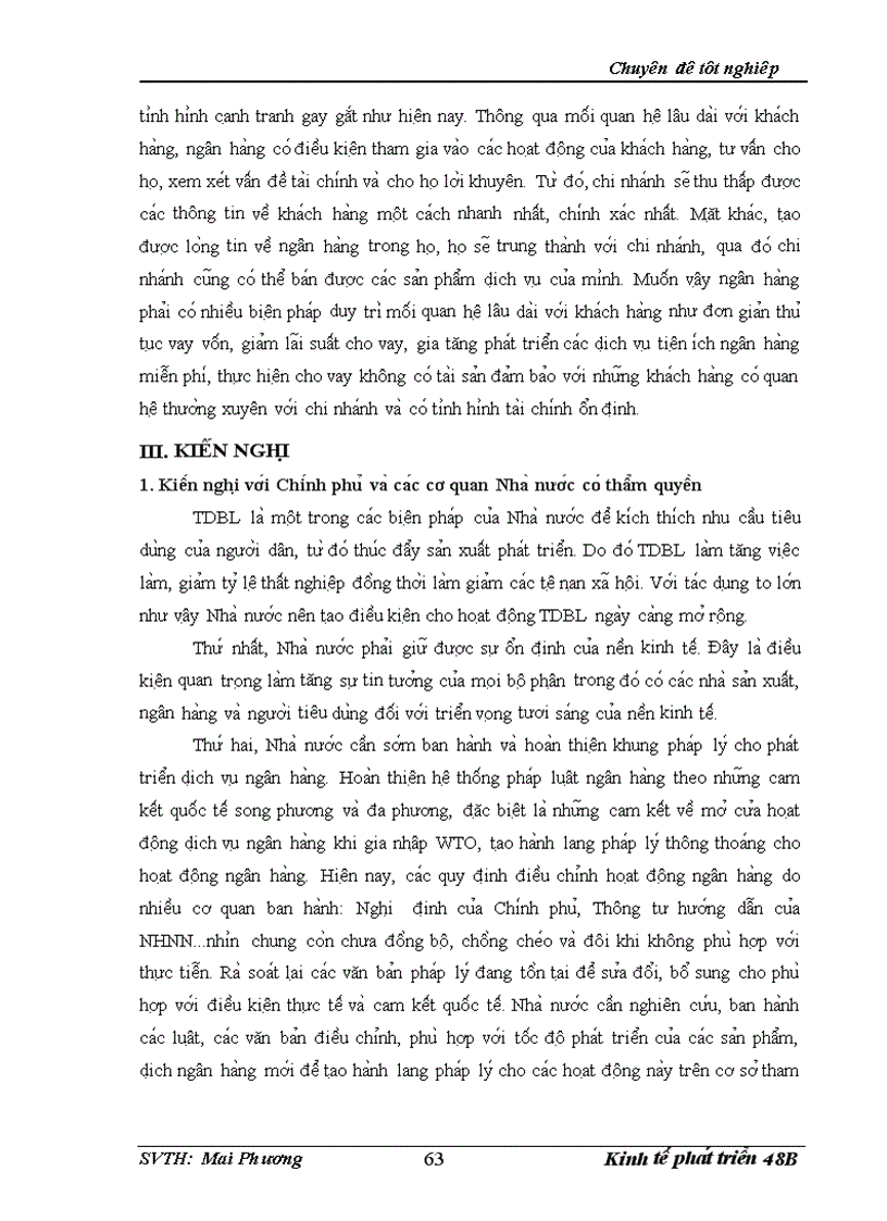 image for page Giải pháp phát triển khách hàng sử dụng dịch vụ tín dụng bán lẻ ở chi nhánh Thanh Xuân ngân hàng NHĐT PT BIDV Việt Nam