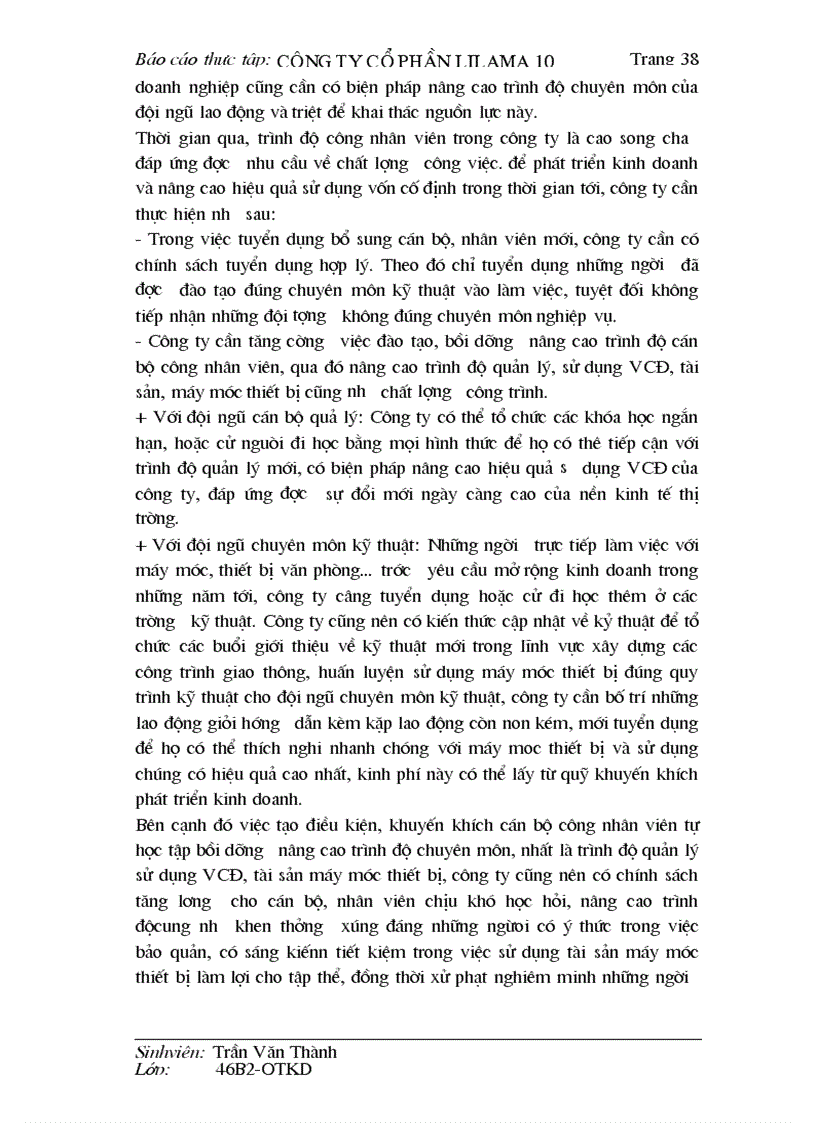 image for page Vốn cố định và các giải pháp nâng cao hiệu quả sử dụng vốn cố định tại Công ty CP lắp máy và xây dựng 10