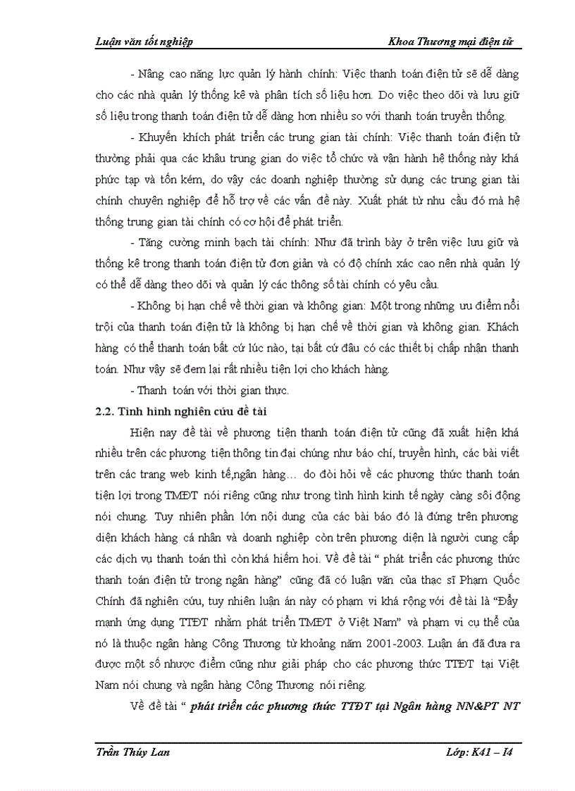 image for page Luận văn Phát triển phương thức Thanh toán điện tử trong Ngân hàng NN PT NT chi nhánh Hà Nội