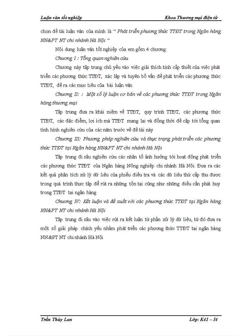 image for page Luận văn Phát triển phương thức Thanh toán điện tử trong Ngân hàng NN PT NT chi nhánh Hà Nội