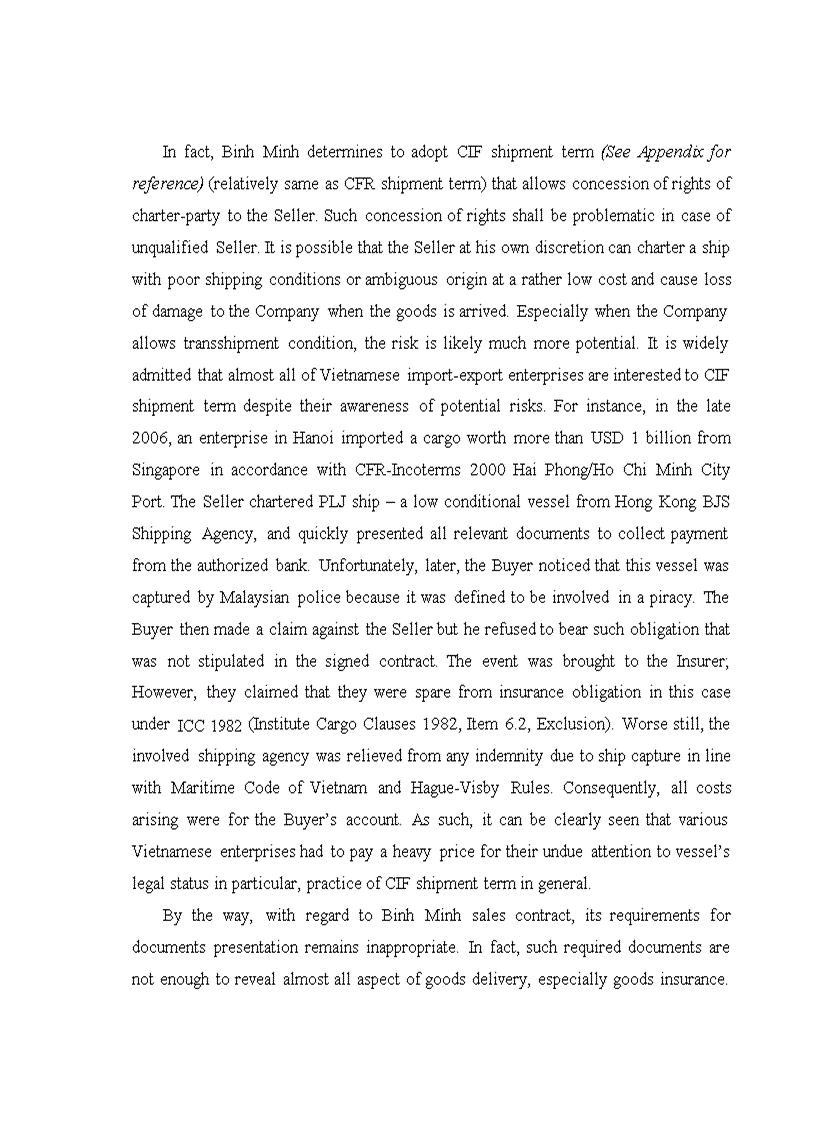 image for page The closeness of a foreign sales contract in Binh Minh Household Joint Stock Company